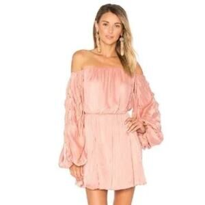 Lovers + Friends x REVOLVE Windblown Dress in Rose NWT Size Small